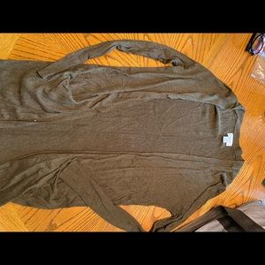 Green old navy cardigan